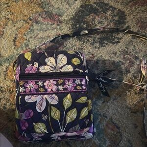 Vera Bradley Purple Floral Crossbody Bag